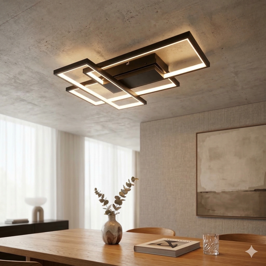 Aigostar - prigušiva LED plafonska svetiljka 38W/230V 2700-6500K + daljinski upravljač