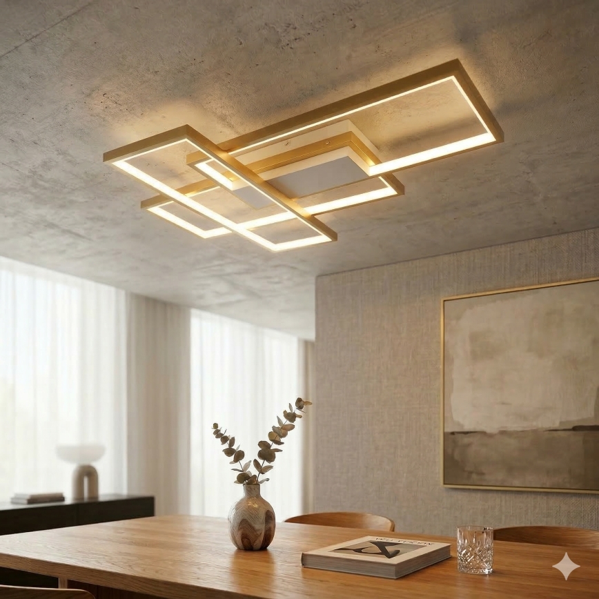Aigostar - LED prigušiva stropno svetlo LED/38W/230V 2700-6500K + daljinski upravljač
