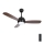 Aigostar - LED prigušiva plafonski ventilator LED/24W/230V 2700-6500K 106,6 cm + daljinsko upravljanje