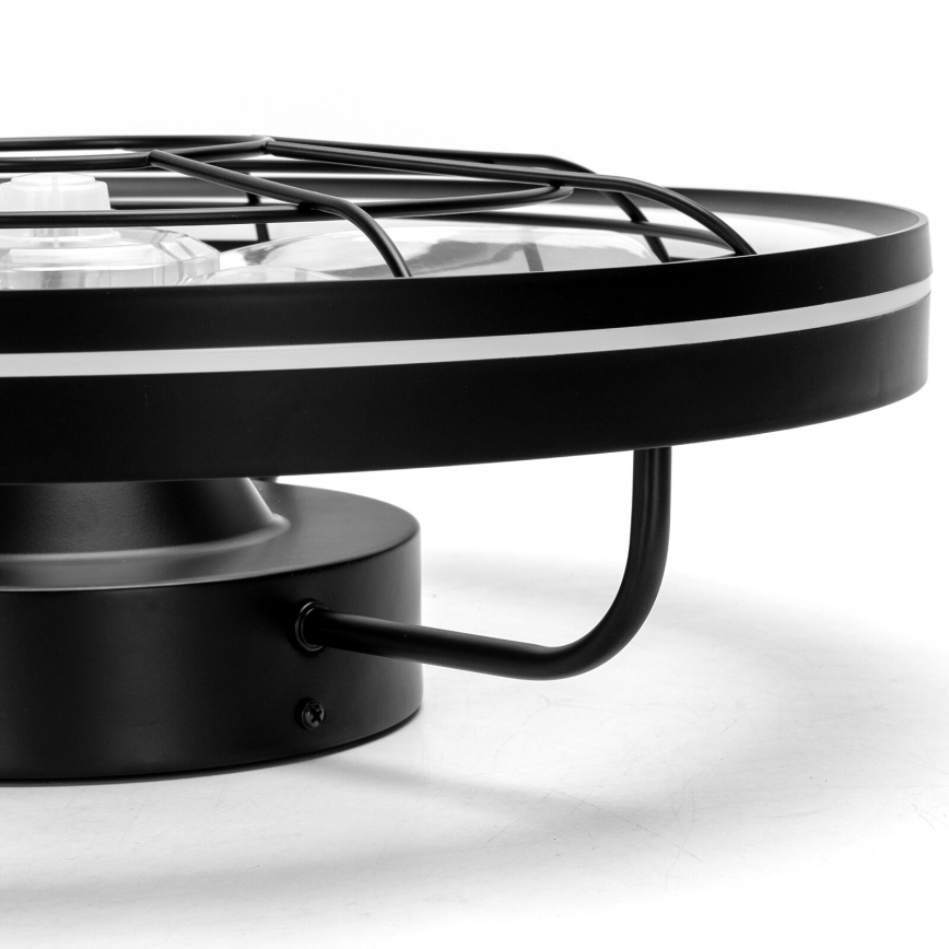 Aigostar - prigušiva LED plafonski ventilator LED/40W/230V 2700-6500K Ø 48 cm + daljinski upravljač crna