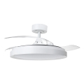 Aigostar - LED prigušiva plafonski ventilator LED/50W/230V 2700-6500K 106cm bela + daljinski upravljač