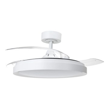 Aigostar - LED prigušiva plafonski ventilator LED/50W/230V 2700-6500K 106cm bela + daljinski upravljač