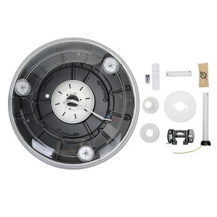 Aigostar - LED prigušiva plafonski ventilator LED/50W/230V 2700-6500K 106cm bela + daljinski upravljač