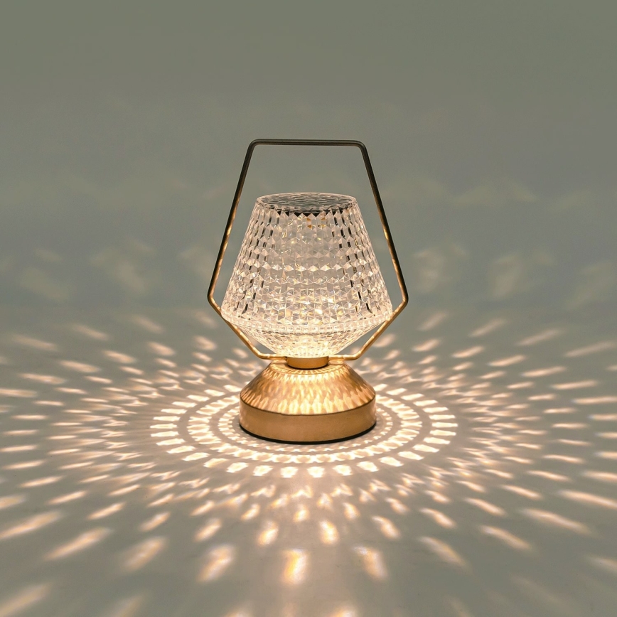 Aigostar - LED prigušiva punjiva stona lampa LED/1W/5V 2700/4000/6500K 1800mAh 20 cm