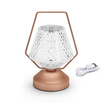 Aigostar - LED prigušiva punjiva stona lampa LED/1W/5V 2700/4000/6500K 1800mAh 20 cm