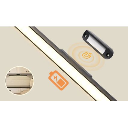 Aigostar - LED prigušiva punjivo osvetljenje za ogledalo LED/2,9W/5V 2000 mAh