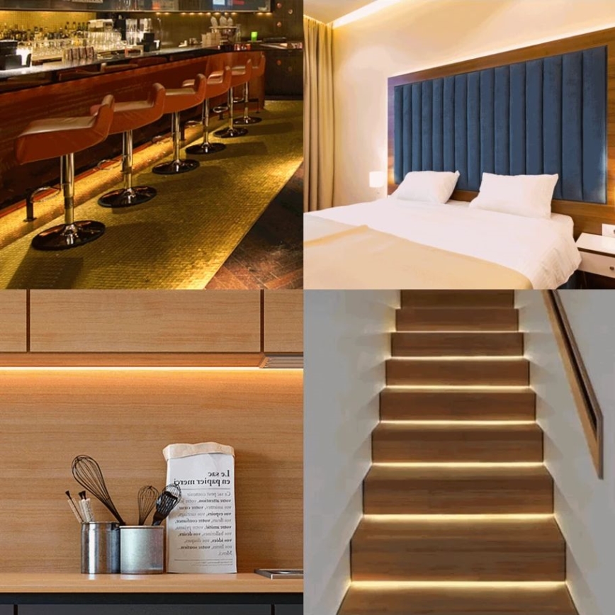 Aigostar - LED prigušiva solarna traka LED/5W/3,2V 5 m 2700K IP65 + DO