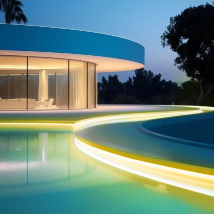 Aigostar - LED prigušiva solarna traka LED/5W/3,2V 5 m 2700K IP65 + DO