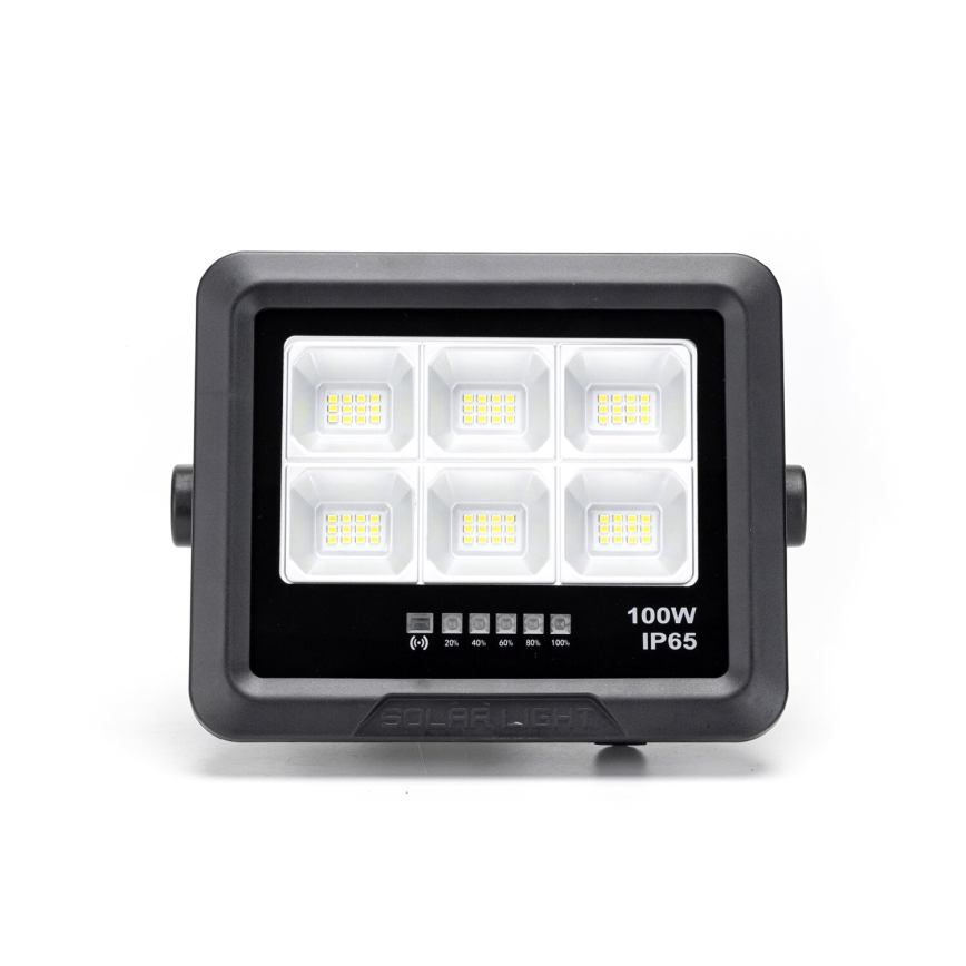 Aigostar - LED prigušiva solarni reflektor LED/100W/3,4V IP65 10000 mAh + daljinski upravljač