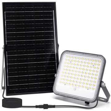 Aigostar - LED prigušiva solarni reflektor LED/150W/3,4V 3000/4000/6500K IP66 12000 mAh + daljinski upravljač