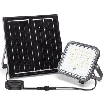 Aigostar - LED prigušiva solarni reflektor LED/50W/3,4V 3000/4000/6500K IP66 4000 mAh + daljinski upravljač