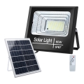 Aigostar - LED prigušiva solarni reflektor LED/60W/3,2V 2000 mAh IP67 + daljinski upravljač