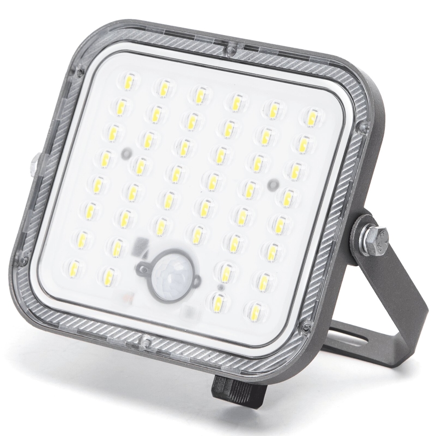 Aigostar - Solarni LED reflektor sa senzorom i prigušiva LED/80W/3,4V 6500K IP66 4000 mAh + daljinski upravljač