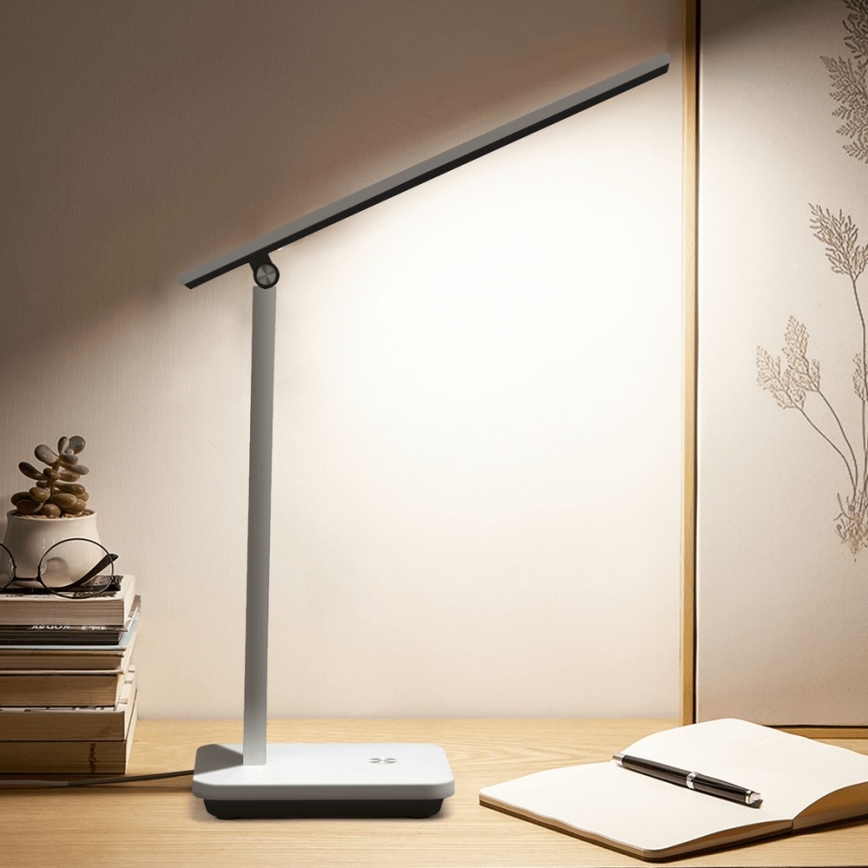 Aigostar - LED prigušiva stona lampa LED/5W/5V 3000-6500K bela/crna