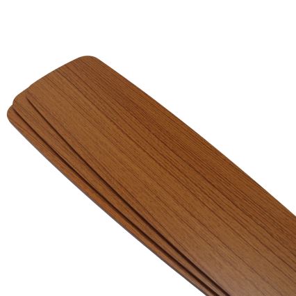 Aigostar - prigušiva LED plafonski ventilator LED/20W/230V 2700-6500K 132cm braon + daljinski upravljač