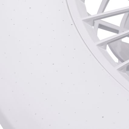 Aigostar - LED prigušiva stropni ventilator LED/40W/230V 2700-6500K preč. 49 cm + daljinski upravljač bela