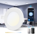 Aigostar - LED prigušiva ugradna plafonska svetiljka 6W/230V prečnik 11,5 cm Wi-Fi