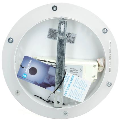 Aigostar - LED prigušiva zidna svetiljka MESH Smart LED/12W/230V 2700-6500K bela