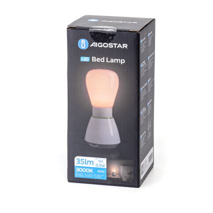 Aigostar - LED punjivo noćno svetlo LED/0,5W/5V 3000K 650mAh