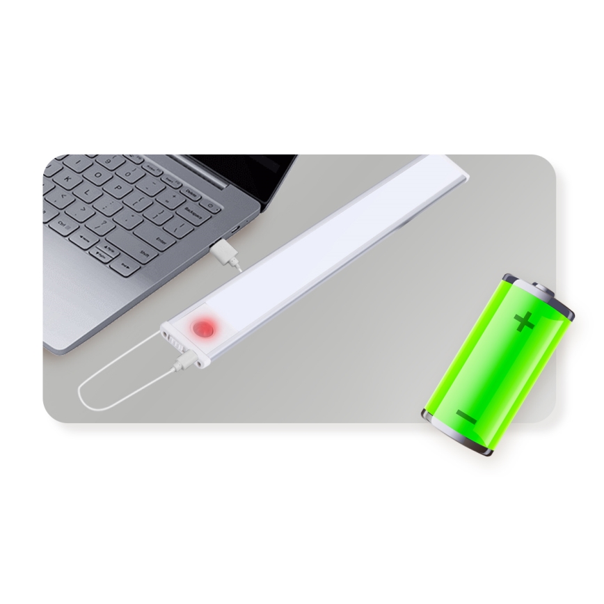 Aigostar - LED punjivo osvetljenje za nameštaj sa senzorom LED/1,5W/5V 4000K