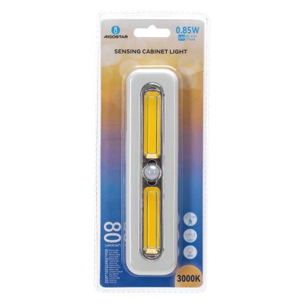 Aigostar - LED rasveta za ormar sa senzorom pokreta LED/3xAAA 3000K bela
