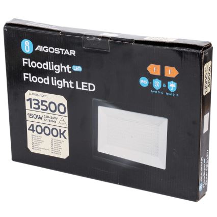 Aigostar - LED Reflektor LED/150W/230V 4000K IP65 crna