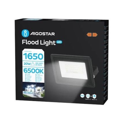 Aigostar - LED reflektor LED/20W/230V 6500K IP65