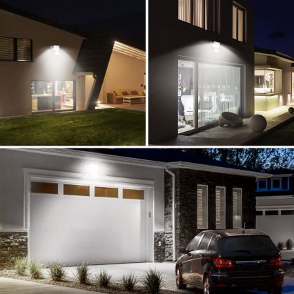 Aigostar - LED reflektor sa senzorom LED/10W/230V 4000K IP65 bela