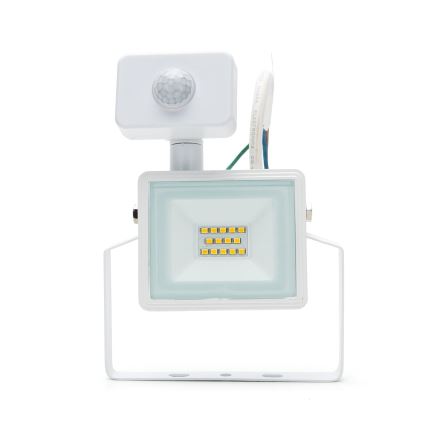Aigostar - LED reflektor sa senzorom LED/10W/230V 4000K IP65 bela
