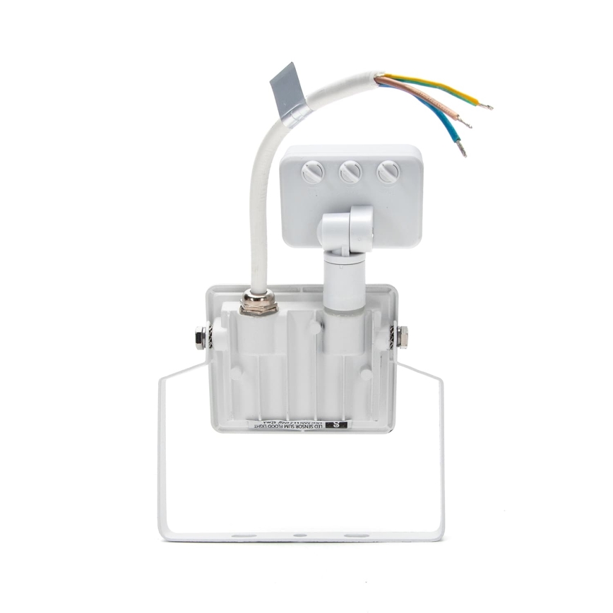 Aigostar - LED reflektor sa senzorom LED/10W/230V 4000K IP65 bela