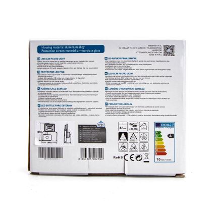 Aigostar - LED reflektor sa senzorom LED/10W/230V 4000K IP65 bela