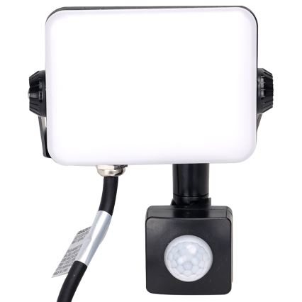 Aigostar - LED reflektor sa senzorom LED/20W/230V 4000K IP65, crne boje