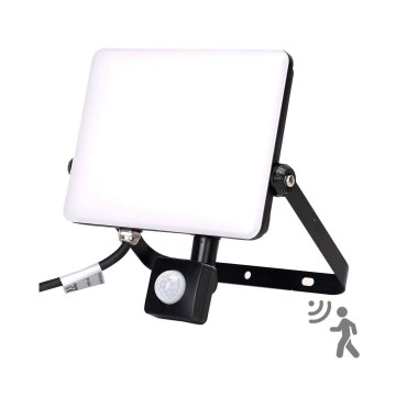 Aigostar - LED reflektor sa senzorom LED/50W/230V 4000K IP65 crni
