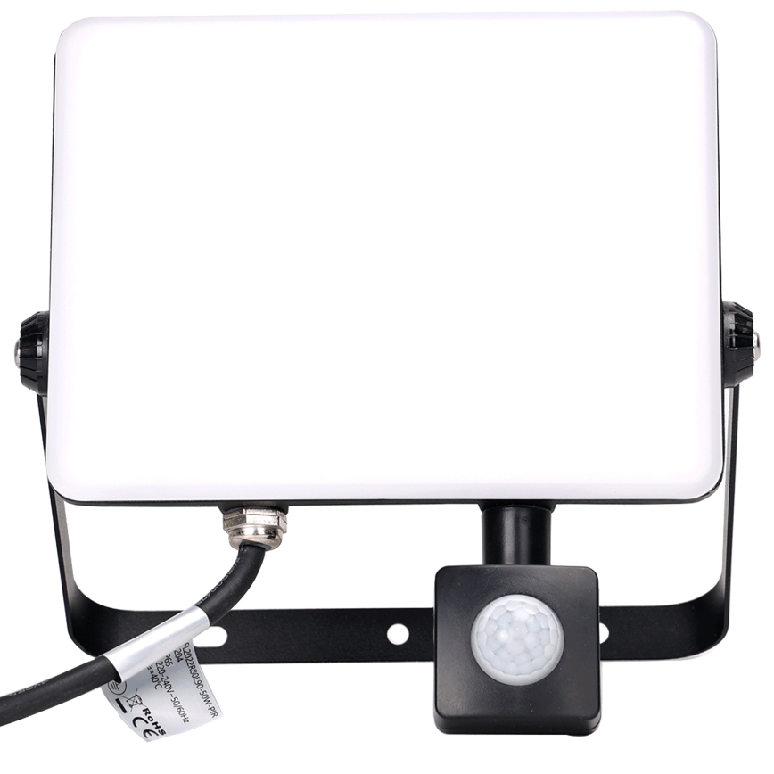 Aigostar - LED reflektor sa senzorom LED/50W/230V 4000K IP65 crni