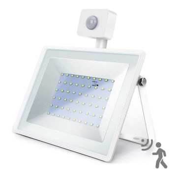 Aigostar - LED reflektor sa senzorom LED/50W/230V 6400K IP65 bela