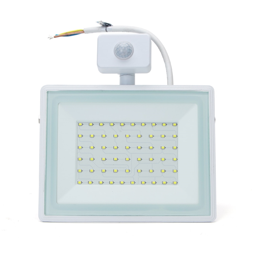 Aigostar - LED reflektor sa senzorom LED/50W/230V 6400K IP65 bela