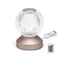 Aigostar - LED RGB prigušiva punjiva stona lampa LED/1W/5V 1800mAh 13,5 cm + daljinski upravljač