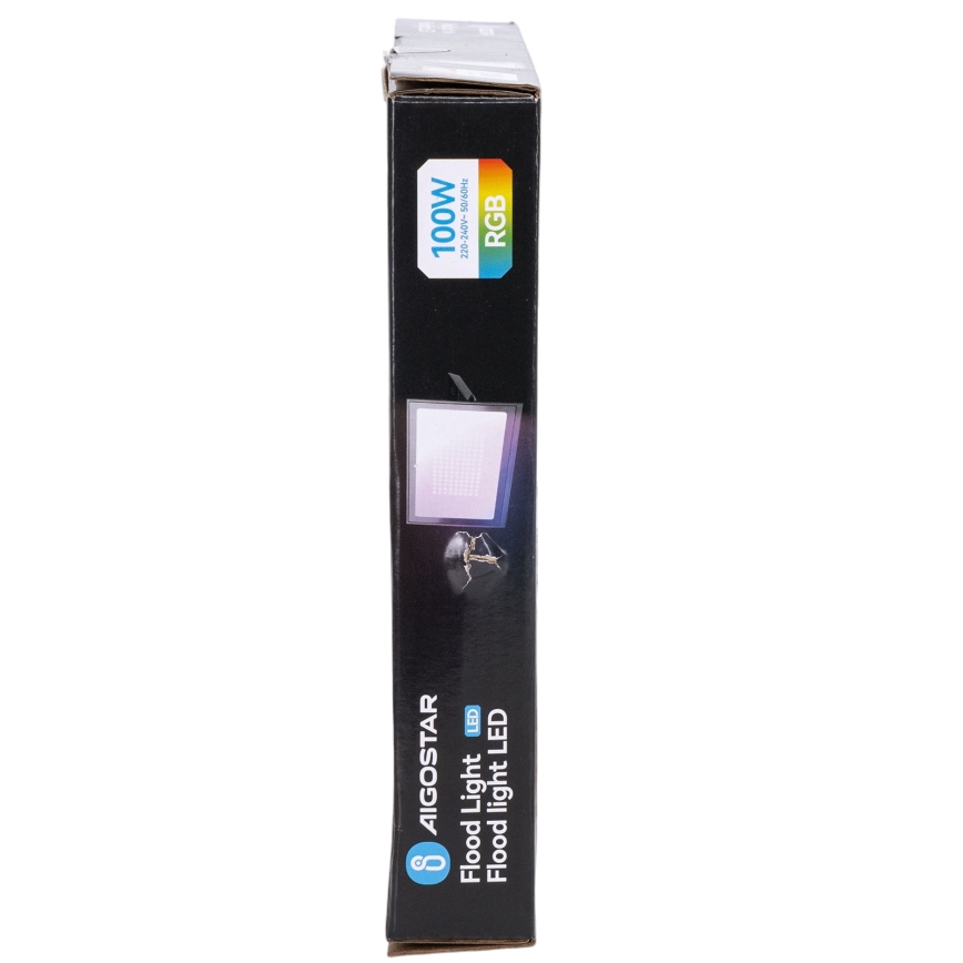 Aigostar - LED RGB prigušiva reflektor LED/100W/230V IP65 + daljinski upravljač