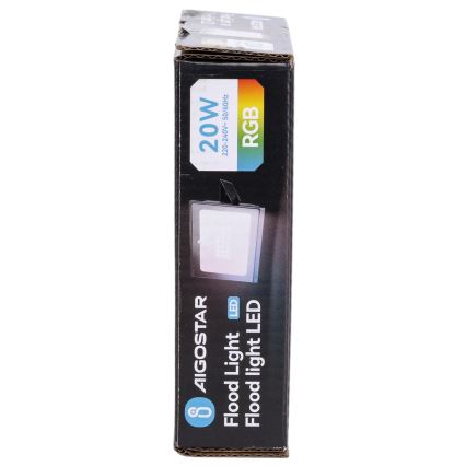 Aigostar - LED RGB prigušiva reflektor LED/10W/230V IP65 + daljinski upravljač