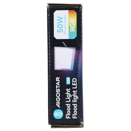 Aigostar - prigušiva LED RGB reflektor LED/50W/230V IP65 + daljinski upravljač