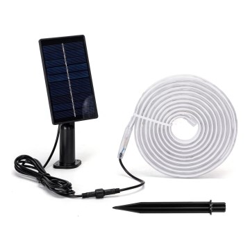 Aigostar - LED RGB prigušiva solarna traka LED/1,6W/3,2V 3+2m IP65 1800 mAh + daljinski upravljač