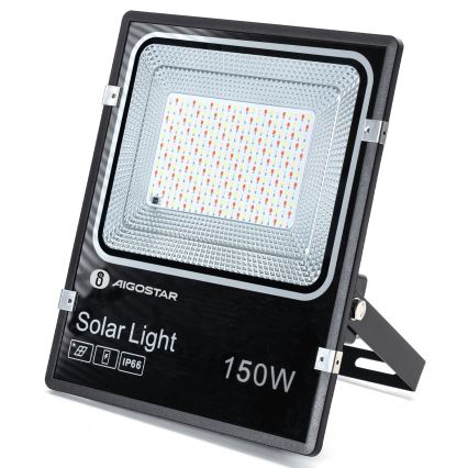 Aigostar - LED RGB prigušiva solarni reflektor LED/150W/3,2V IP66 12000 mAh + daljinski upravljač