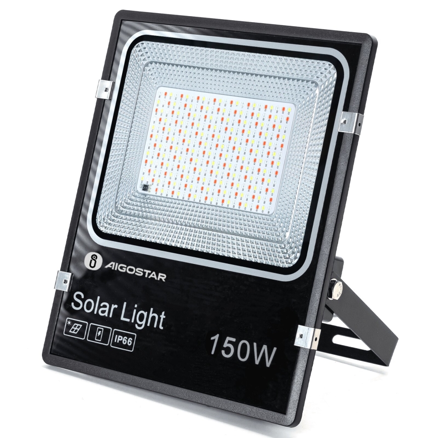 Aigostar - LED RGB prigušiva solarni reflektor LED/150W/3,2V IP66 12000 mAh + daljinski upravljač