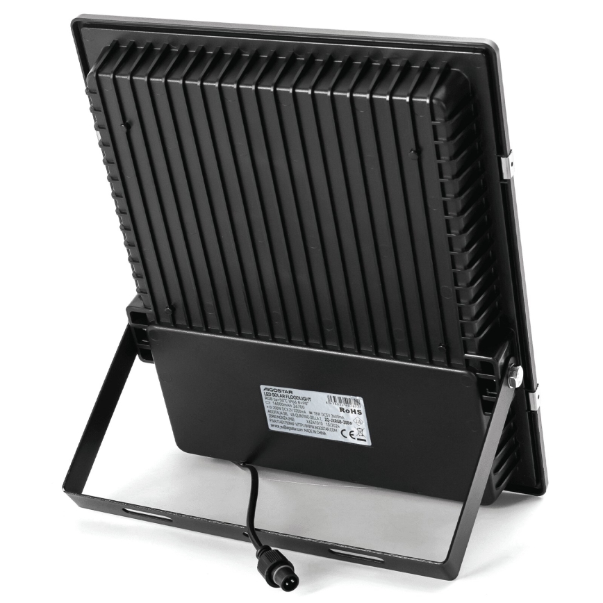 Aigostar - LED RGB prigušiva solarni reflektor LED/200W/3,2V IP66 16000 mAh + daljinski upravljač