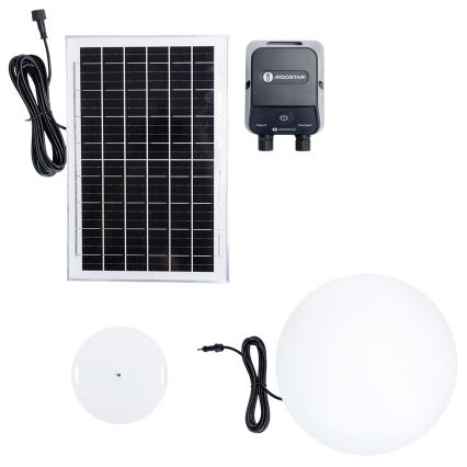 Aigostar - LED RGBW prigušiva spoljašnja lampa MESH LED/35W/3,7V 4000mAh 2700-6500K IP65 prečnik 50 cm + daljinski upravljač