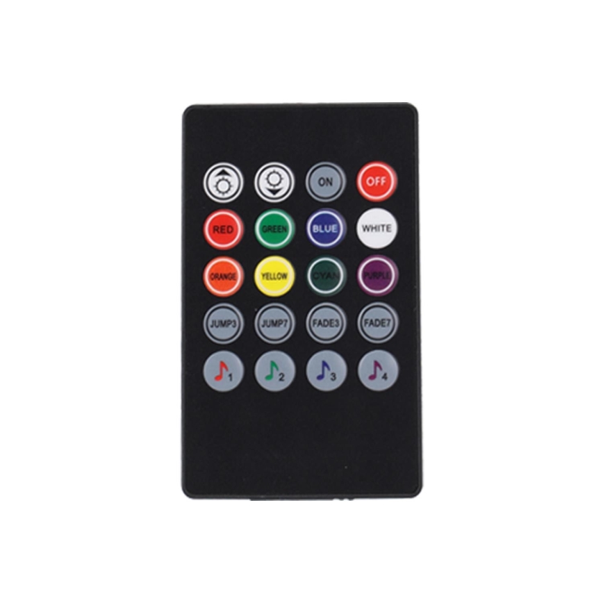 Aigostar - RGB LED prigušiva spoljašnja traka 3m LED/24W/12/230V IP65 + daljinski upravljač