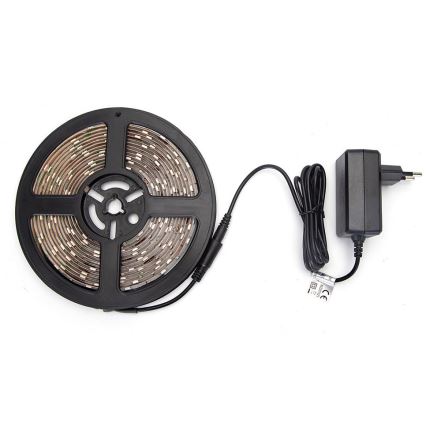 Aigostar - LED RGB prigušiva traka 5m LED/24W/12/230V IP65 + daljinski upravljač