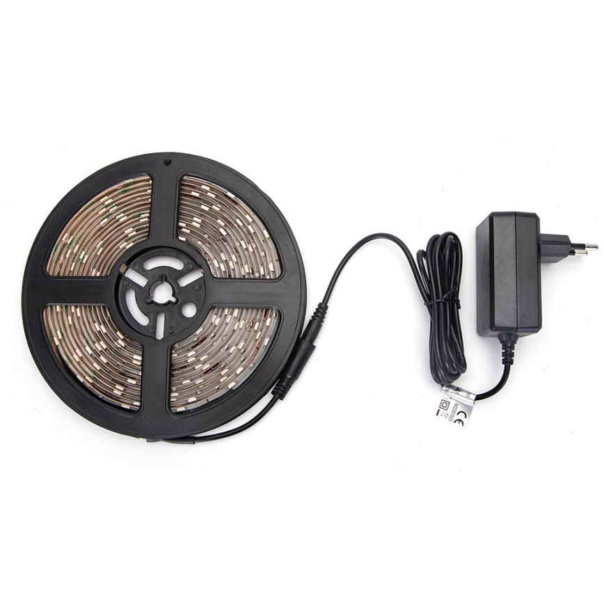 Aigostar - LED RGB prigušiva traka 5m LED/24W/12/230V IP65 + daljinski upravljač