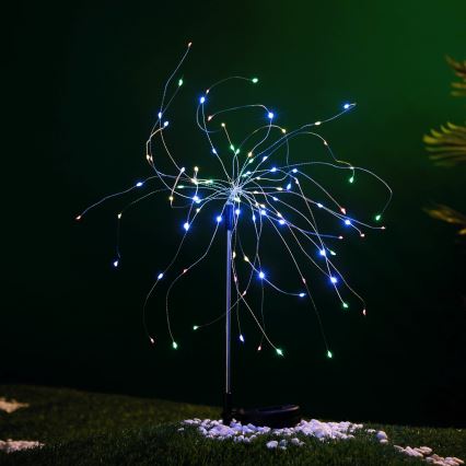 Aigostar - RGB LED solarna svetiljka LED/0,03W/1,2V IP44 300 mAh