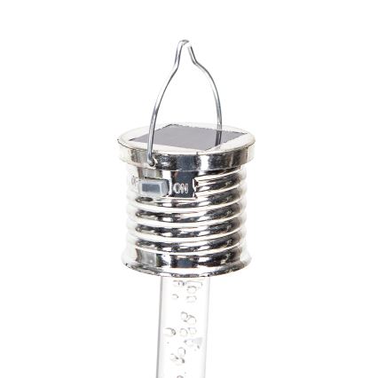 Aigostar - LED RGB solarno svetlo LED/0,006W/1,2V 4000 mAh hrom IP44